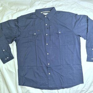 Poncho Shirt Men's XL Regular Fit Western Pearl Snap The Pacifico - NEW